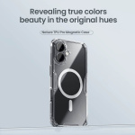 NILLKIN θήκη Nature TPU Pro Magnetic για iPhone 16, διάφανη-μπλε - Image 3