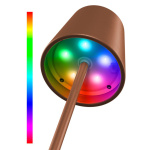 GOOBAY επιτραπέζιο φωτιστικό 73931, RGB, επαναφορτιζόμενο, μπρούτζινο - Image 3