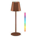 GOOBAY επιτραπέζιο φωτιστικό 73931, RGB, επαναφορτιζόμενο, μπρούτζινο - Image 4