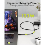 GOOBAY καλώδιο USB-C 74193, USB4, 100W, 40Gbps, 8K/60Hz, 2m, μαύρο - Image 2