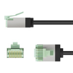 GOOBAY καλώδιο δικτύου 74353, CAT 8.1 U/FTP, slim, copper, 40Gbps, 1m, μαύρο - Image 7
