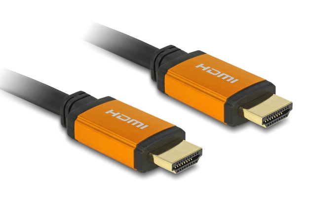 85726 DELOCK καλώδιο HDMI 85726, 8K/60Hz, 48 Gbps, eARC, HDR, 0.50m, μαύρο - Image 1