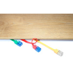 GOOBAY καλώδιο δικτύου 96369, CAT 6A U/UTP, flat, 500MHz, CU, 10m, λευκό - Image 3
