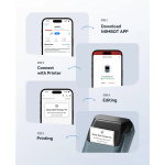 NIIMBOT smart θερμικός εκτυπωτής ετικετών B1, 203dpi, Bluetooth, μπλε - Image 3