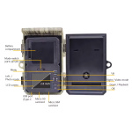 SUNTEK smart ηλιακή κάμερα κυνηγού HC-600PRO, PIR, 4G, 30MP/2K, SD, IP65 - Image 7