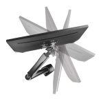 BRATECK βάση γραφείου Gas Spring για οθόνες 17" - 32", 2-10kg - Image 4