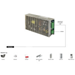PULSAR τροφοδοτικό PS-12V10A, 12V 10A - Image 2