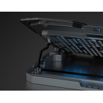 POWERTECH βάση & ψύξη laptop PT-1346, έως 15.6", 2x 125mm LED fan, μαύρη - Image 3