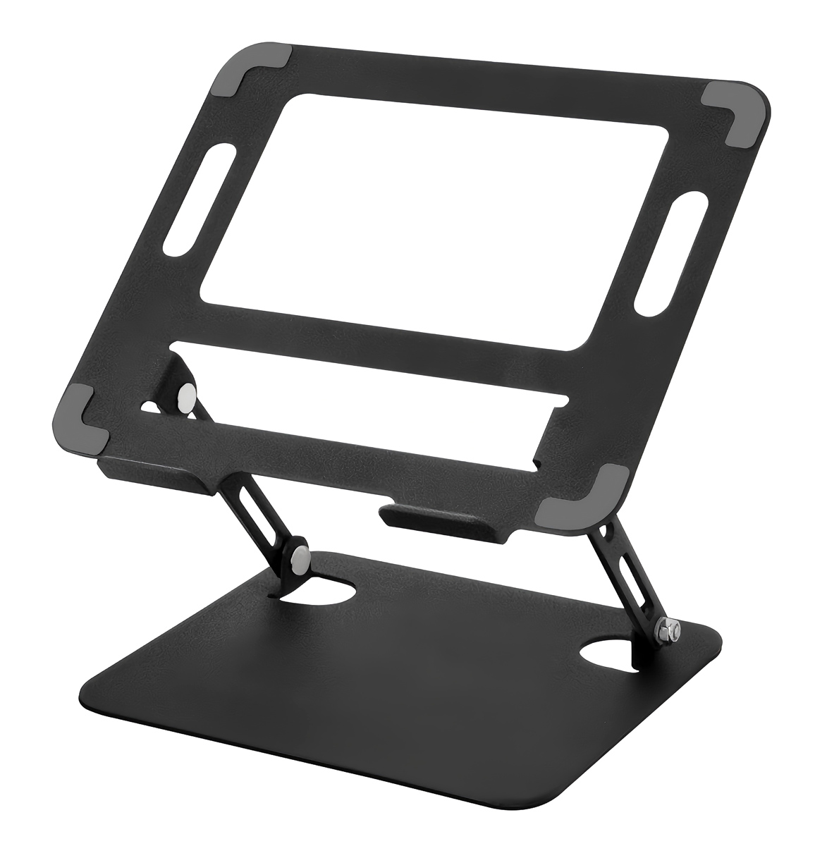 PT-1354 POWERTECH επιτραπέζια βάση για laptop/tablet PT-1354 έως 18.3", foldable, μαύρη - Image 1