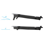 POWERTECH Βάση & ψύξη laptop PT-930, έως 15.6", 2x 125mm fan, LED, μαύρο - Image 2
