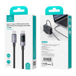 USAMS καλώδιο USB-C σε USB-C US-SJ671, 100W, 480Mbps, 1.2m, μαύρο - Image 5