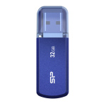 SILICON POWER USB Flash Drive Helios 202, 32GB, USB 3.2, μπλε