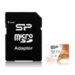SILICON POWER κάρτα μνήμης microSDXC Superior Pro, 256GB, Class 10 UHS-I U3 A1 V30
