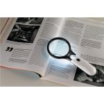 GOOBAY μεγεθυντικός φακός χειρός 41255 με φωτισμό LED, 1.75x & 12.25x - Image 2