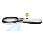 GOOBAY μεγεθυντικός φακός χειρός 41255 με φωτισμό LED, 1.75x & 12.25x - Image 4
