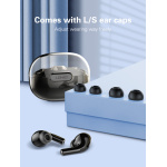 LDNIO earphones με θήκη φόρτισης T02, True Wireless, HiFi, Φ13mm, λευκά - Image 6
