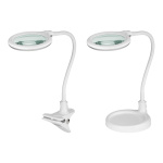 GOOBAY μεγεθυντικός φακός 60359 με κλιπ & βάση, LED, 3 διόπτρες, λευκός - Image 5