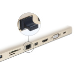 DELOCK κάλυμμα προστασίας για θύρα RJ45 64020, μαύρο, 10τμχ - Image 2