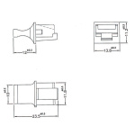 DELOCK κάλυμμα προστασίας για θύρα RJ45 64020, μαύρο, 10τμχ - Image 3