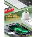 LDNIO φορτιστής τοίχου A2526C με καλώδιο, USB & USB-C, 45W PD, λευκός - Image 2
