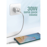 LDNIO καλώδιο USB-C σε USB LS652, 30W, 2m, γκρι - Image 2