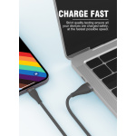 LDNIO καλώδιο micro USB σε USB LS691, 30W, 1m, γκρι - Image 3