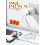 LDNIO καλώδιο Lightning σε USB-C LC601I, 30W PD, 1m, γκρι - Image 2
