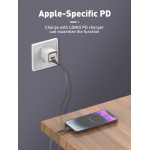 LDNIO καλώδιο Lightning σε USB-C LC672I, 30W PD, 2m, μπλε - Image 2