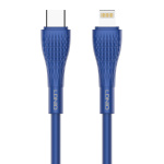LDNIO καλώδιο Lightning σε USB-C LC672I, 30W PD, 2m, μπλε