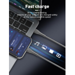 LDNIO καλώδιο Lightning σε USB-C LC672I, 30W PD, 2m, μπλε - Image 3