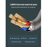 LDNIO καλώδιο Lightning σε USB-C LC672I, 30W PD, 2m, μπλε - Image 4