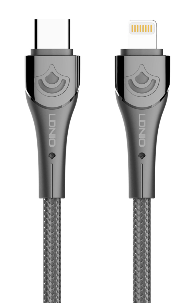 6933138601327 LDNIO καλώδιο Lightning σε USB-C LC861I, 30W PD, 1m, γκρι - Image 1
