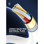 LDNIO καλώδιο Lightning σε USB-C LC811I, 30W PD, 1m, γκρι - Image 4