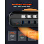 LDNIO σταθμός φόρτισης A6140C, 3x USB-C/3x USB, 140W, PD/QC, GaN, μαύρος - Image 7