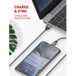 LDNIO καλώδιο Micro USB σε USB LS441, 2.4A, 1m, γκρι - Image 2