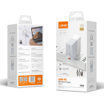 LDNIO φορτιστής τοίχου A2620C με καλώδιο, USB & USB-C, 65W PD, λευκός - Image 8