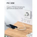 LDNIO καλώδιο Lightning σε USB-C LC121I, 30W PD, 1m, λευκό - Image 2