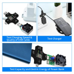 Συσκευή ελέγχου λειτουργίας θύρας USB, Micro USB & USB-C, 3.6-32V, LCD - Image 3