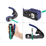 DELOCK πρέσα ακροδεκτών 90577 για καλώδια δικτύου RJ45/8P, με 2 λεπίδες - Image 2