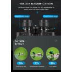 APEXEL κιάλια APS-PB10-30X50, 10x-30x zoom, Φ 50mm, μαύρα - Image 3