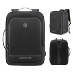 ARCTIC HUNTER τσάντα πλάτης B00227L με θήκη laptop 17", 41L, USB, μαύρη - Image 9