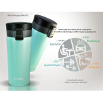 BRUNO θερμός BRN-0071, με κλείδωμα, anti-slip, 400ml,γαλάζιο - Image 2