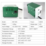 BEST σταθμός θερμού αέρα BST-863, 1200W, touch screen - Image 3