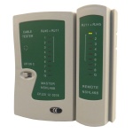 POWERTECH tester καλώδια δικτύου & τηλέφωνου CAB-N044 για RJ11/RJ12/RJ45