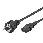 POWERTECH καλώδιο τροφοδοσίας Η/Υ & οθόνης P002, 3x0.75mm², copper, 1.5m, μαύρο