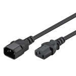 POWERTECH καλώδιο τροφοδοσίας προεκταση CAB-P004 3x 0.75mm², 1.5m, μαύρο