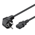 POWERTECH καλώδιο τροφοδοσίας PC CAB-P016, 3x 0.50mm², 1.5m, μαύρο