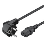 POWERTECH καλώδιο τροφοδοσίας CAB-P028, 3x 0.50mm, 1.5m, μαύρο, 10τμχ