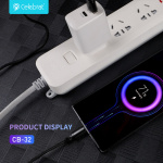 CELEBRAT καλώδιο Lightning σε USB CB-32, 2.4A, 1m, μαύρο - Image 2