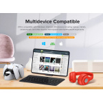 TECLAST ασύρματο πληκτρολόγιο K10, Bluetooth, 25x15cm, μαύρο - Image 2